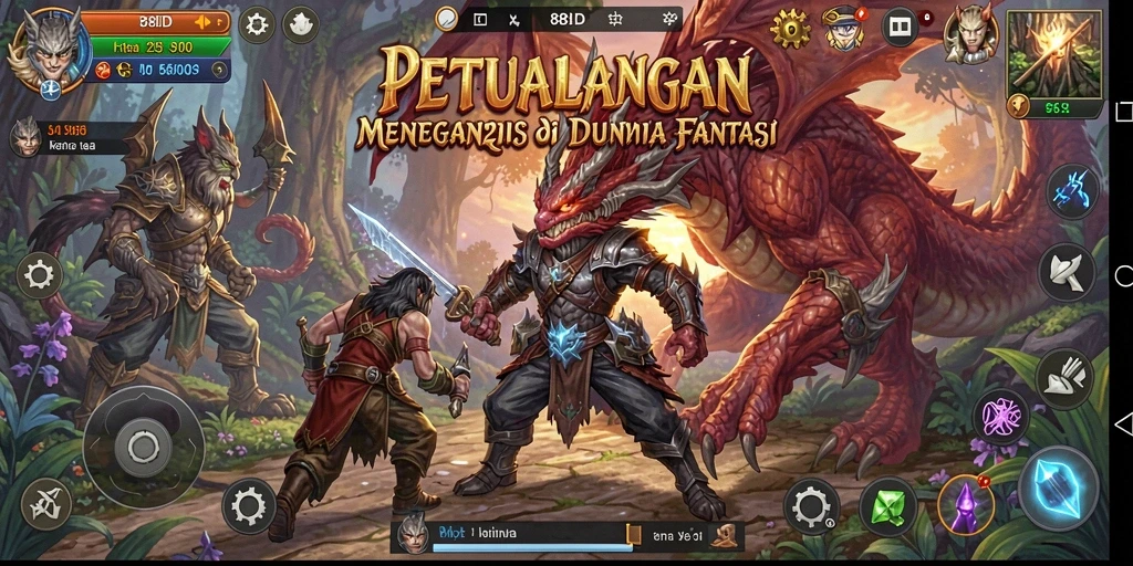 Tangkapan layar dari gameplay 88ID yang menegangkan dan penuh petualangan.