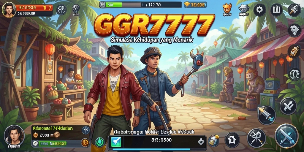 Tangkapan layar menunjukkan grafis berkualitas tinggi dari gameplay GGR7777.