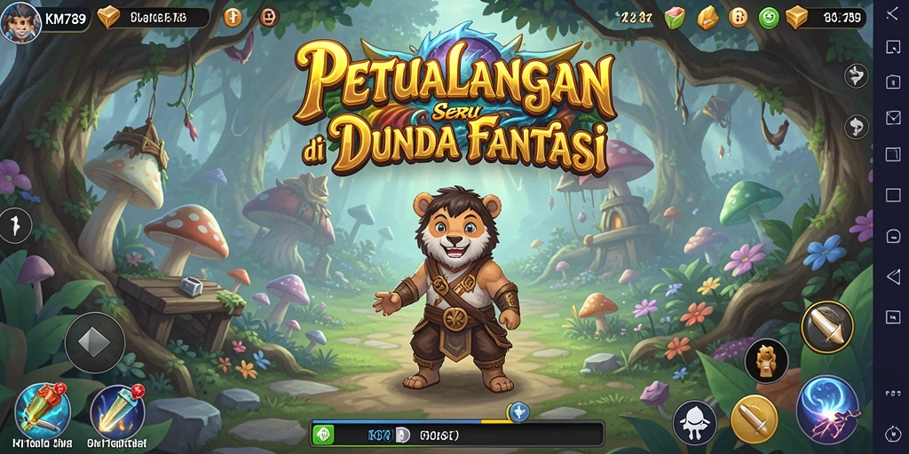 Tampilan gameplay KM789 menampilkan eksplorasi dunia petualangan yang mengasyikkan.