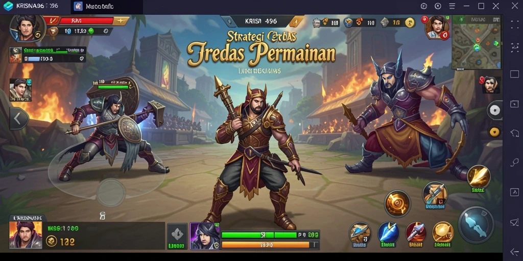 Tampilan gameplay KRISNA96 yang menarik dan strategis.