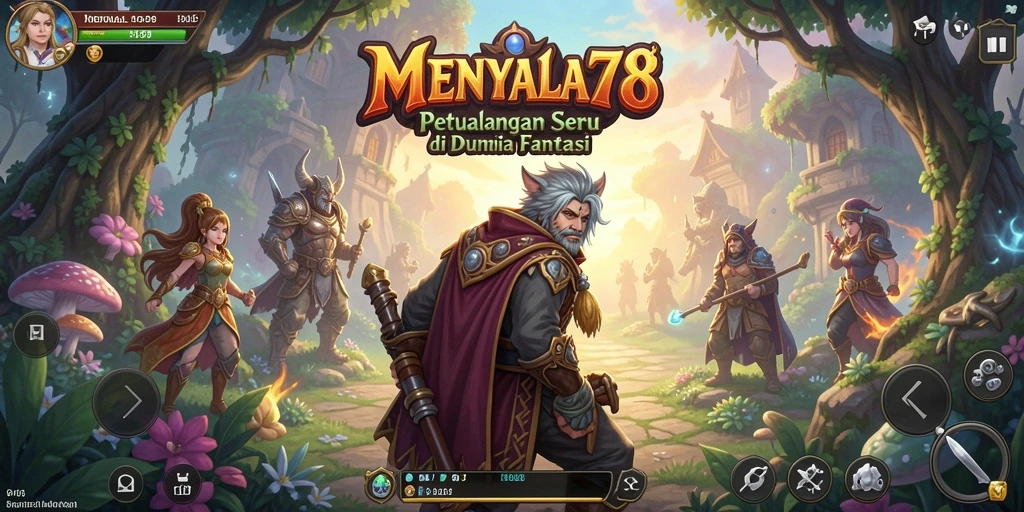 Tampilan gameplay MENYALA78 yang menampilkan tantangan petualangan seru.